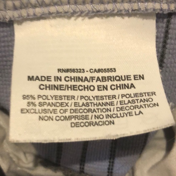 Nike Golf Tour Performance Dri Fit Striped Shorts Size 35 - Picture 5 of 6